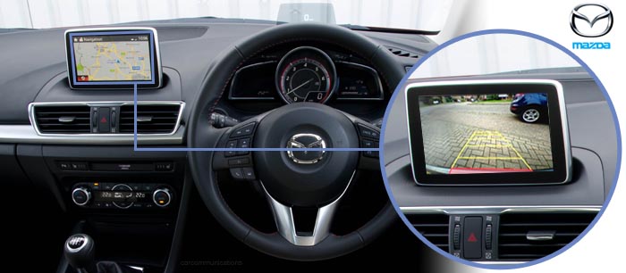 Mazda 3 reversing camera screen